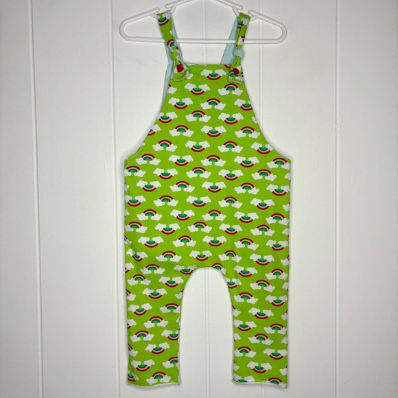 Handmade Other - 🌈 Handmade Rainbow Dungarees Jumpsuit One Piece Jersey Soft Comfy Kid’s Size 2T